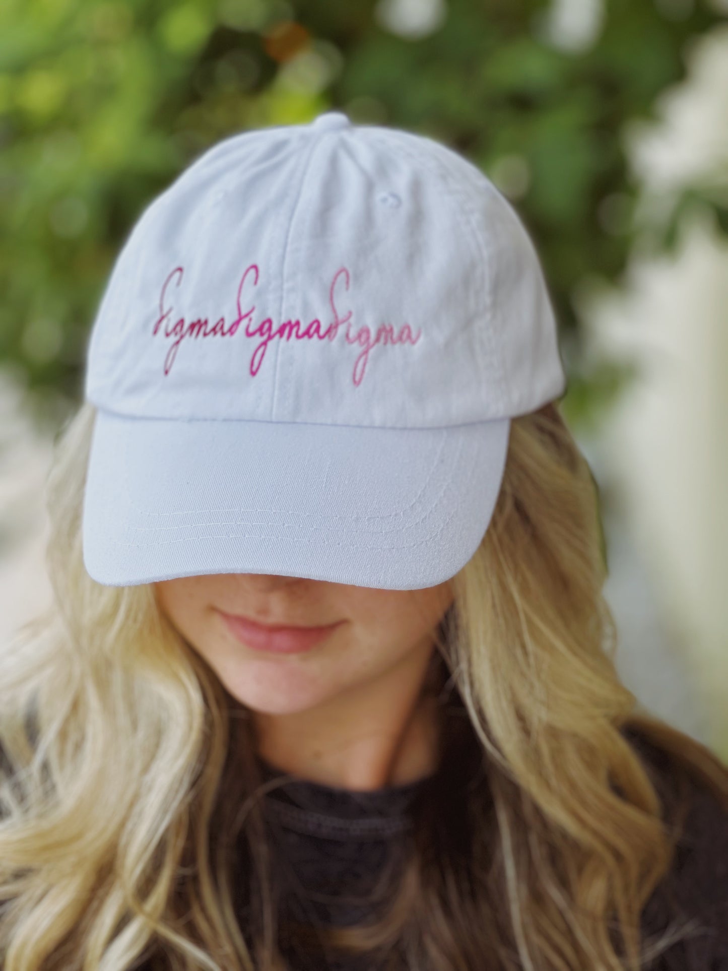 Sorority Ombre Script Hats