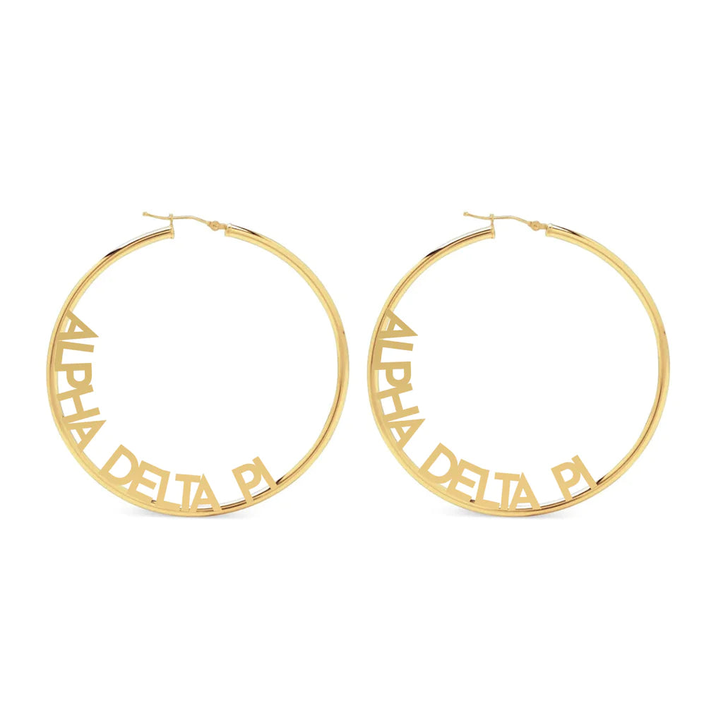 Sorority Hoop Earrings