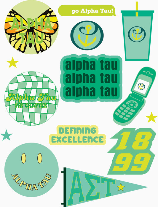 Sorority Sticker Pages