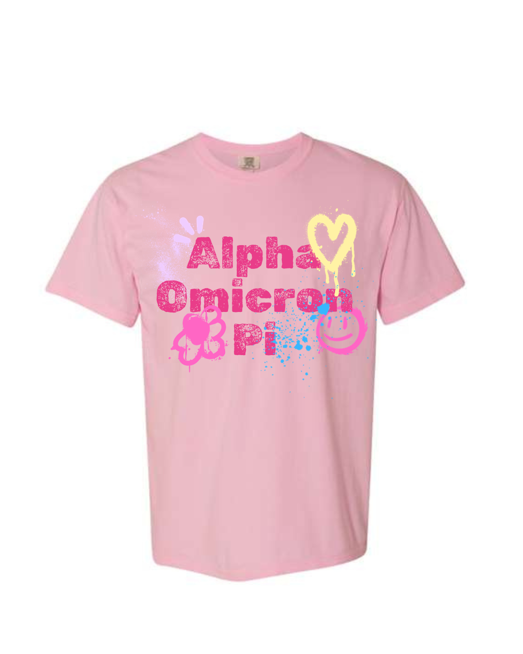 Alpha Omicron Pi Airbrush Tee