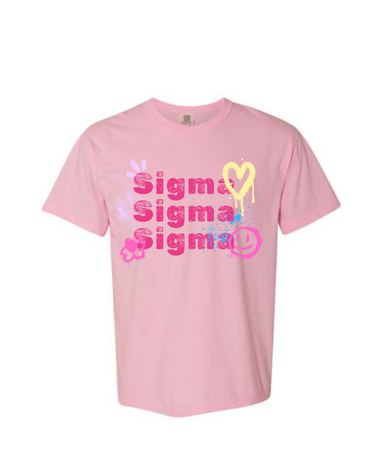 Tri Sigma Airbrush Tee