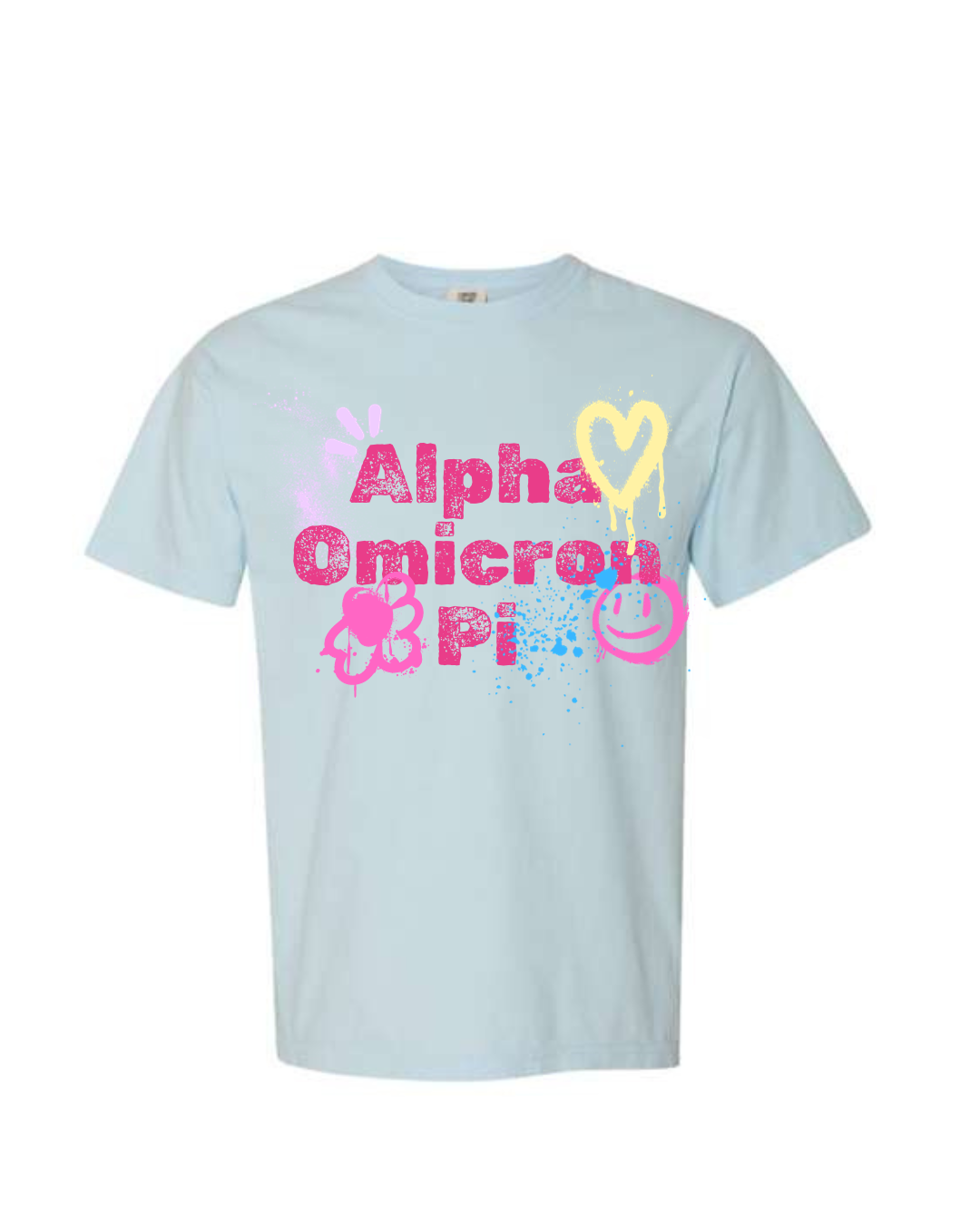 Alpha Omicron Pi Airbrush Tee