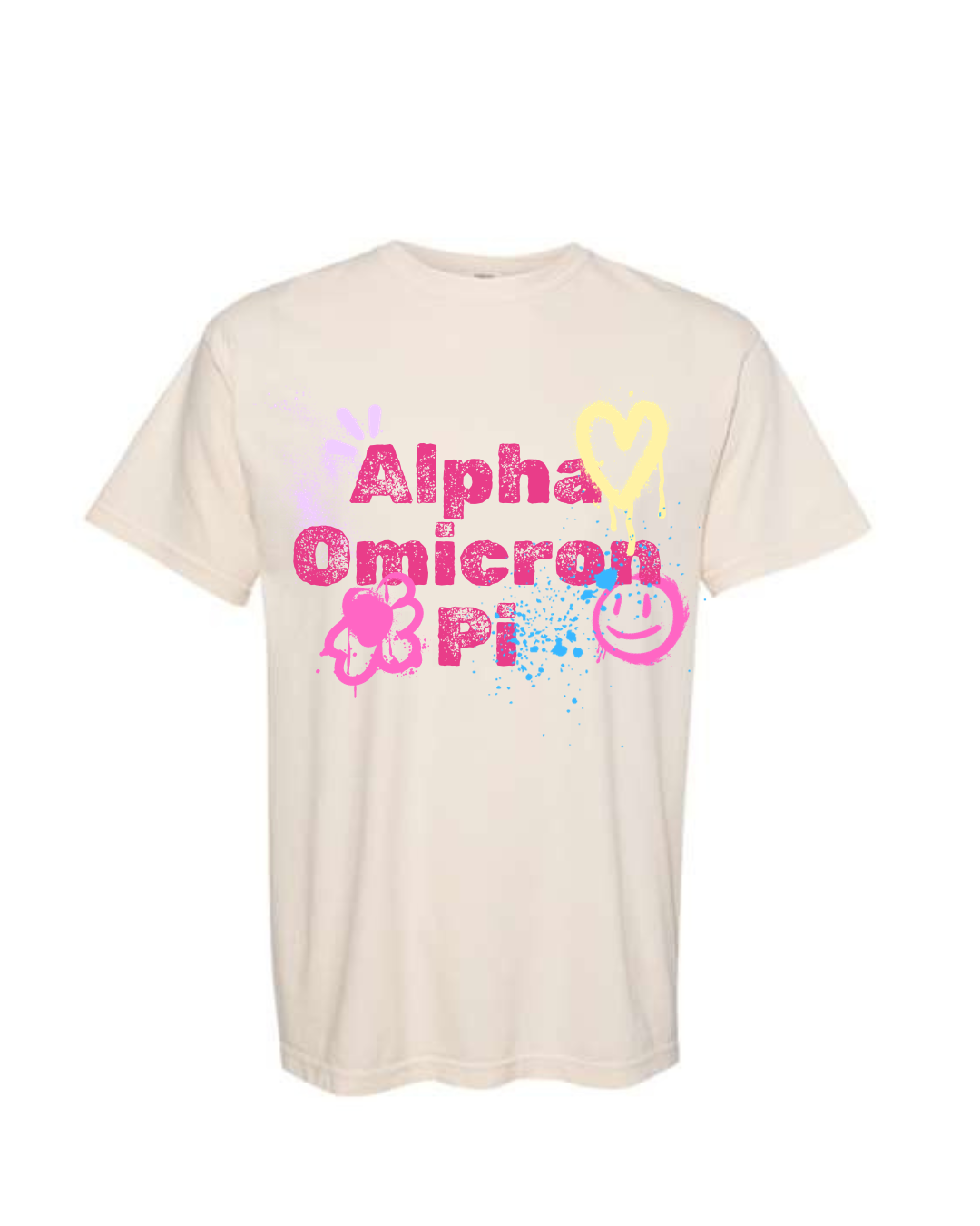 Alpha Omicron Pi Airbrush Tee