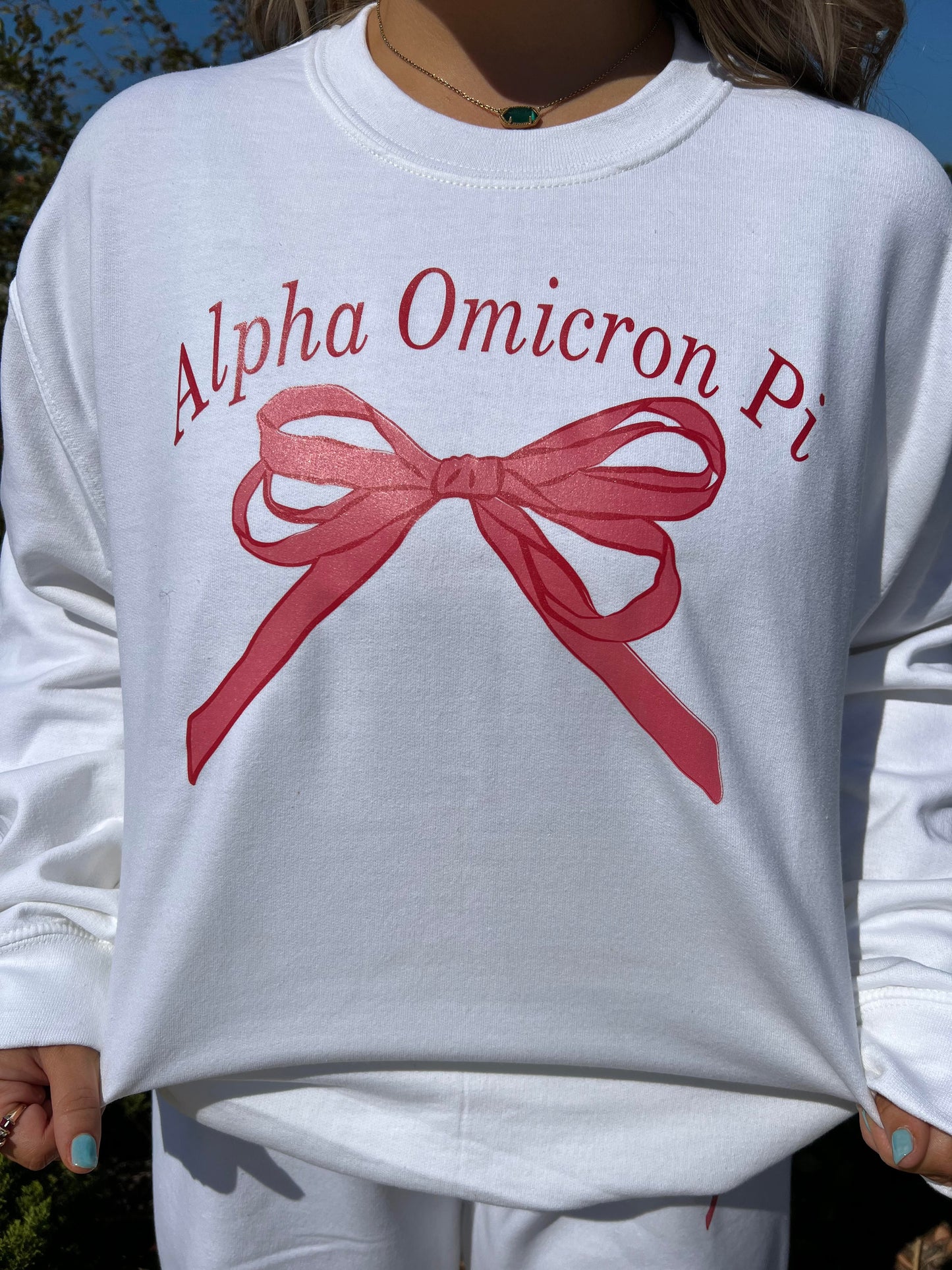 Sorority Bow Sweatshirt