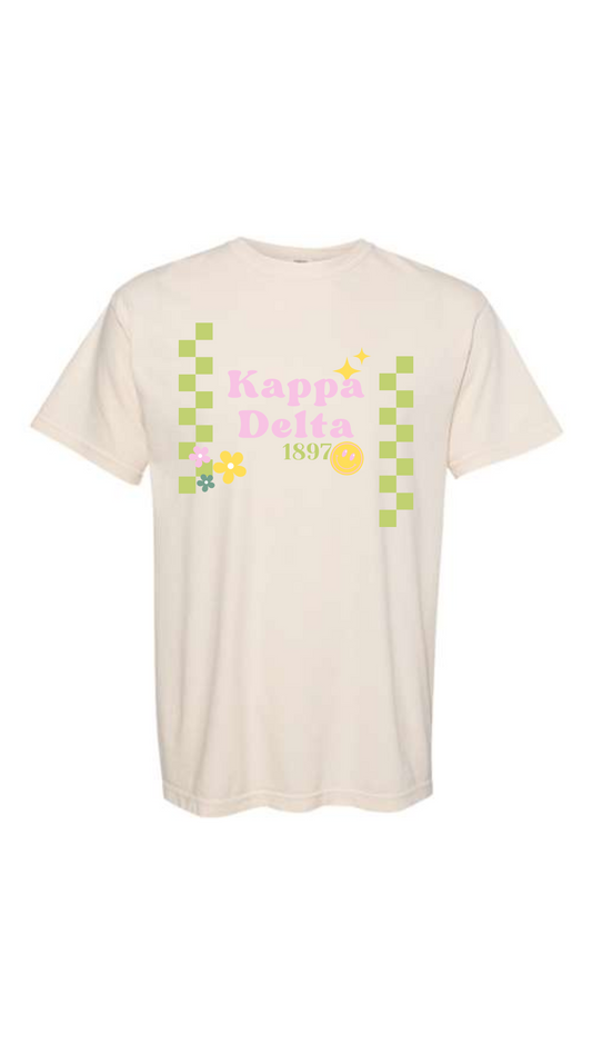 Kappa Delta Checkered T-shirt