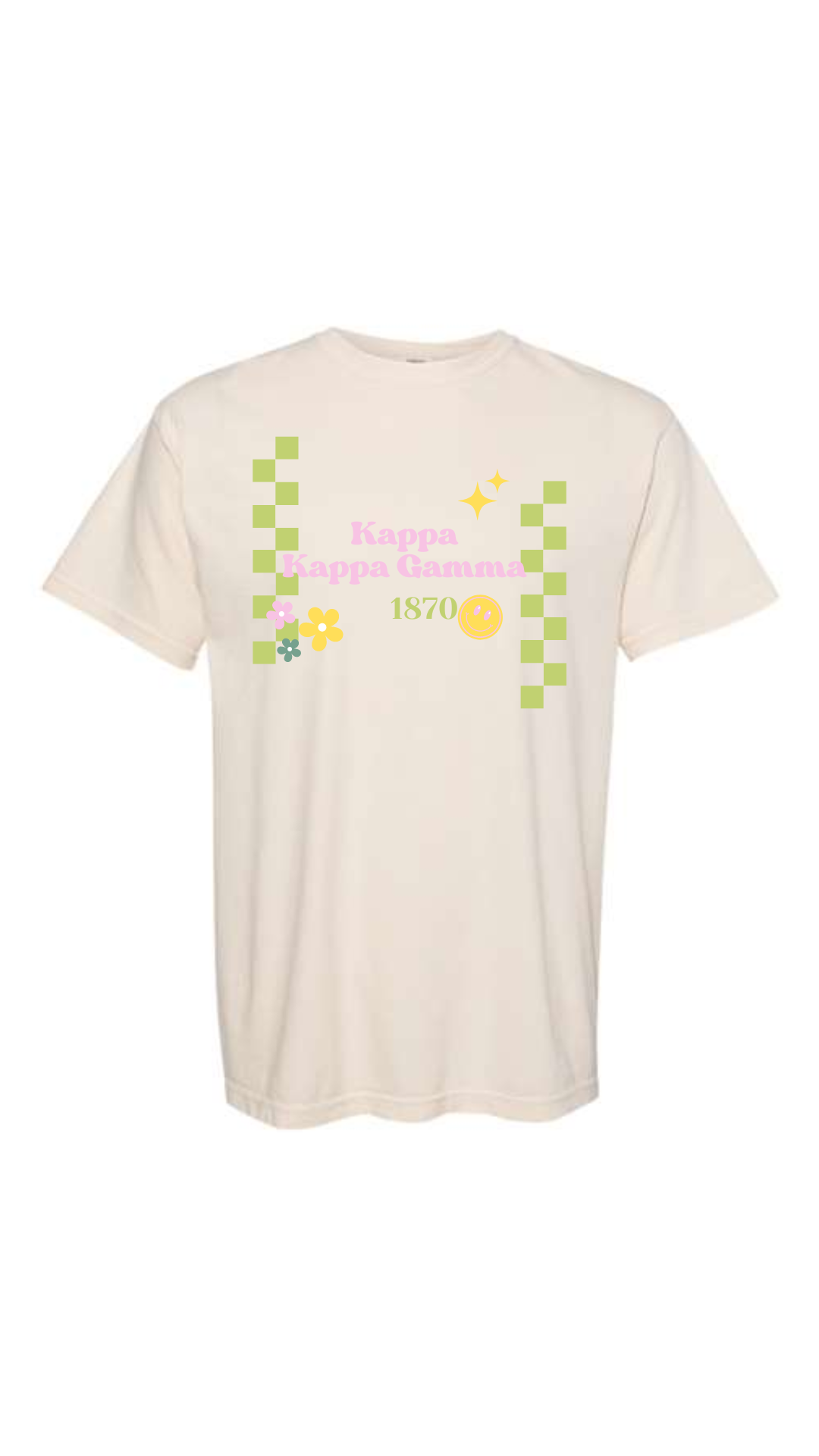 Kappa Kappa Gamma Checkered T-shirt