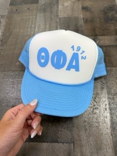 Sorority Puff Print Trucker Hat