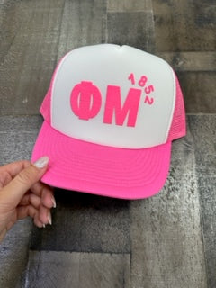 Sorority Puff Print Trucker Hat