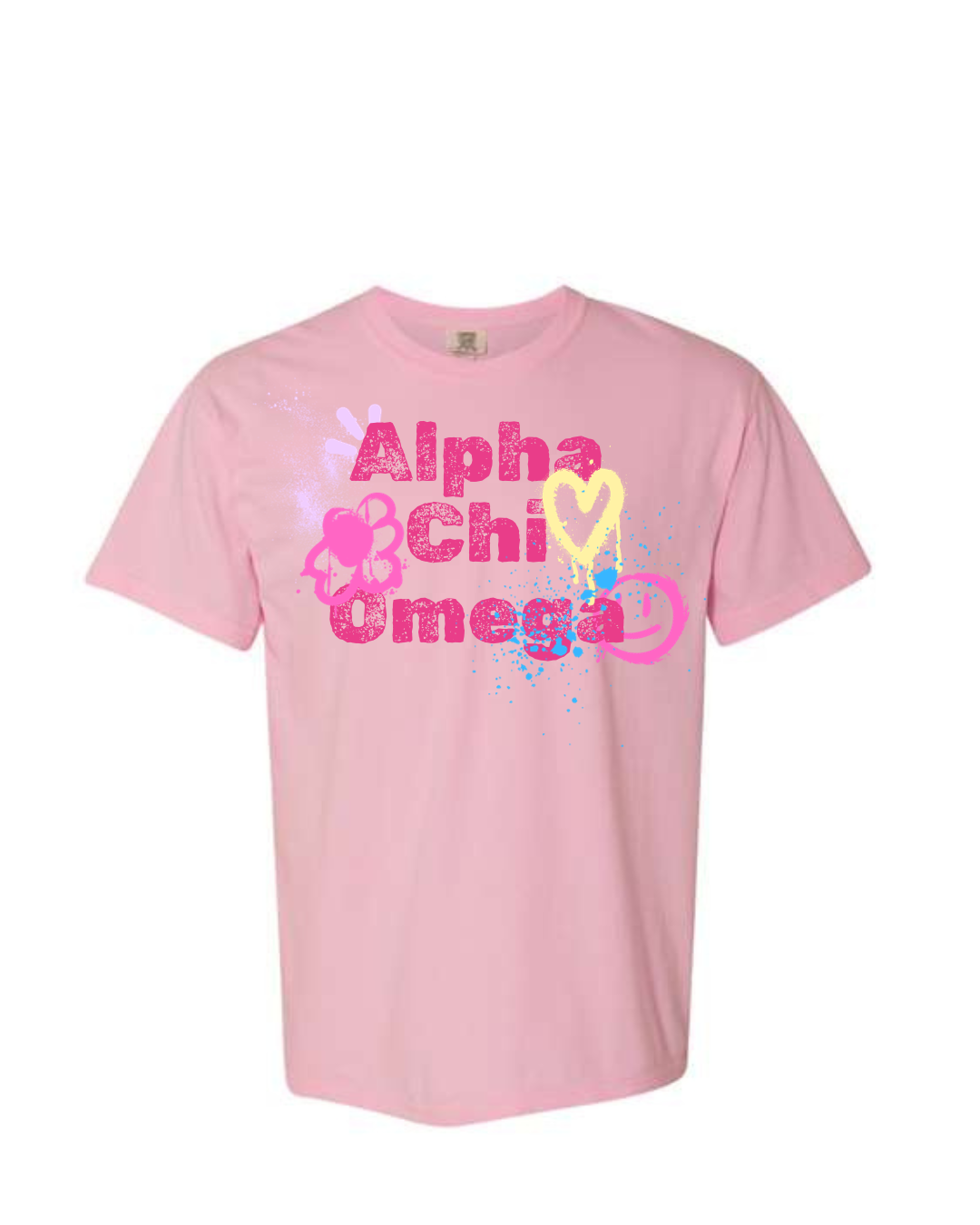 Alpha Chi Omega Airbrush Tee