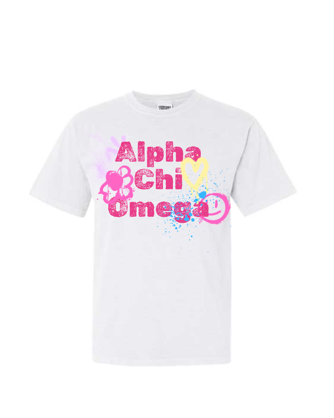 Alpha Chi Omega Airbrush Tee