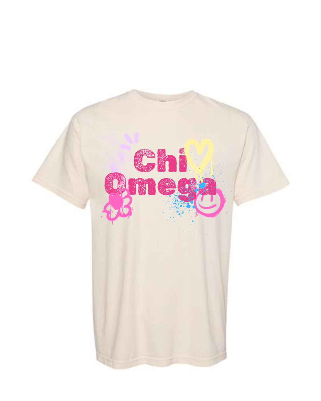 Chi Omega Airbrush Tee