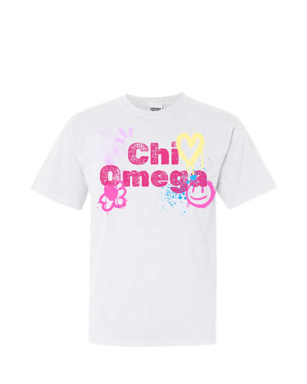 Chi Omega Airbrush Tee