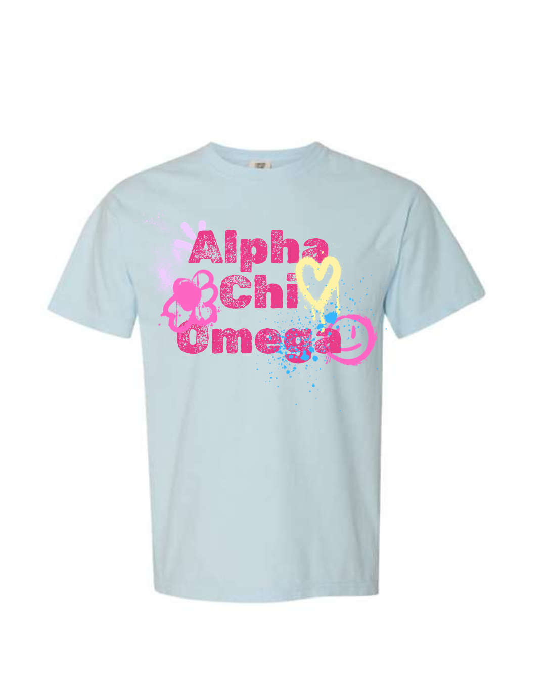 Alpha Chi Omega Airbrush Tee