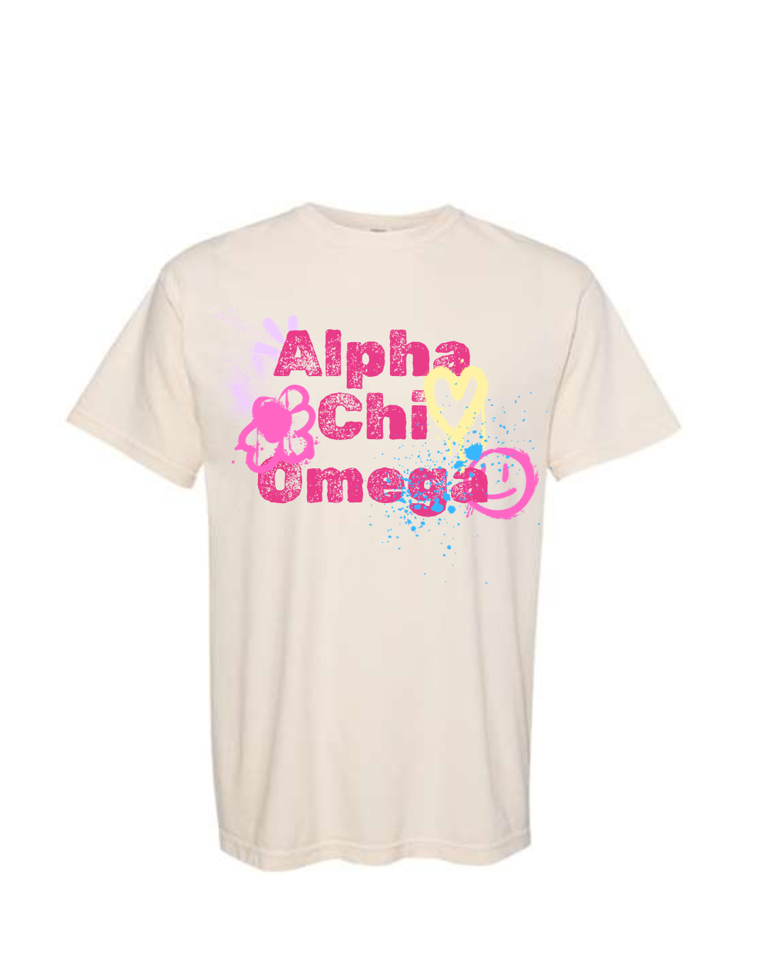 Alpha Chi Omega Airbrush Tee