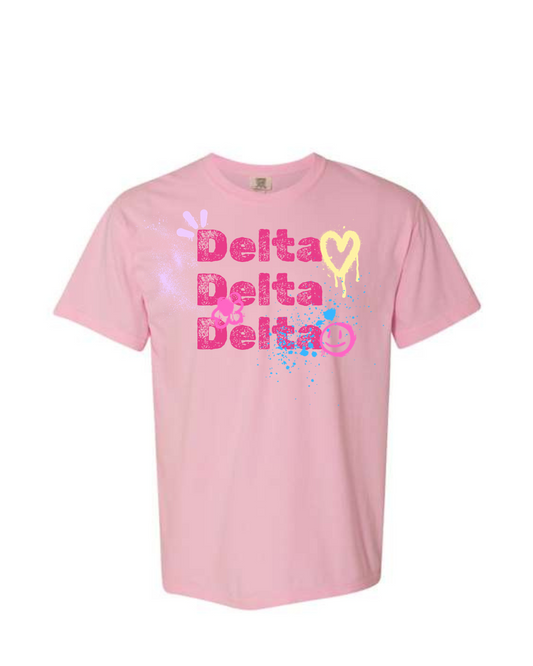 Tri Delta Airbrush Tee