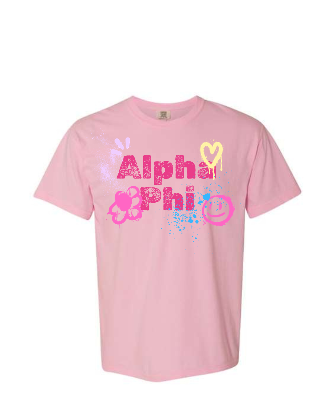 Alpha Phi Airbrush Tee