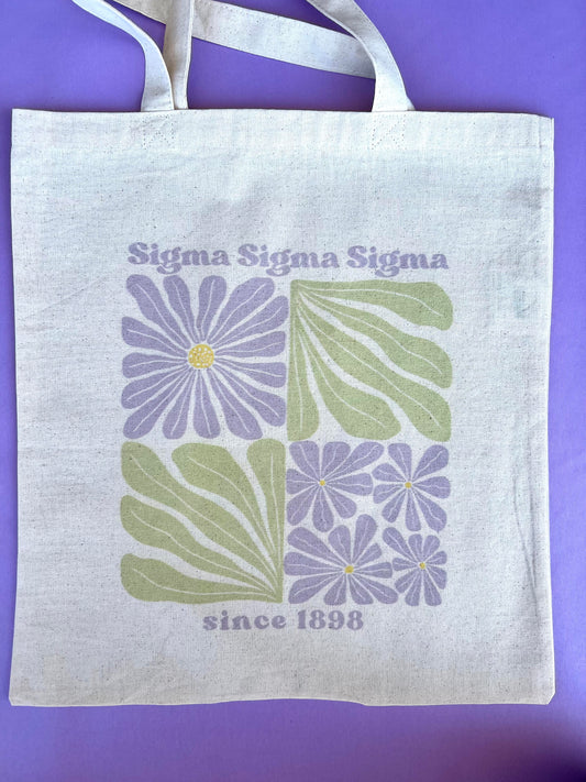 Sorority Flower Tote