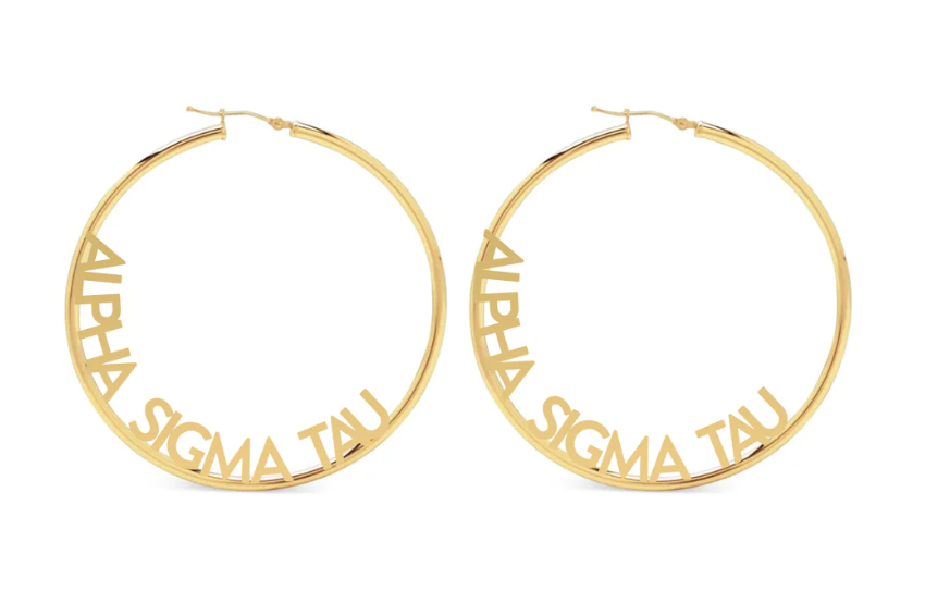 Sorority Hoop Earrings