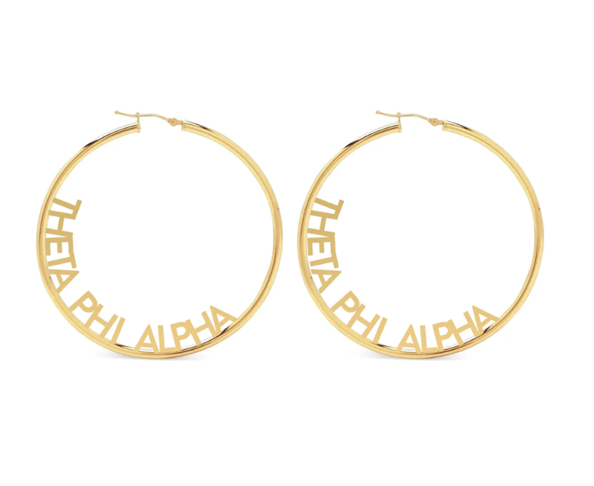 Sorority Hoop Earrings