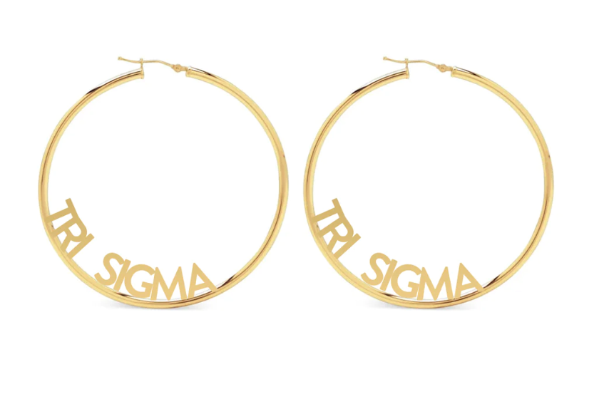 Sorority Hoop Earrings