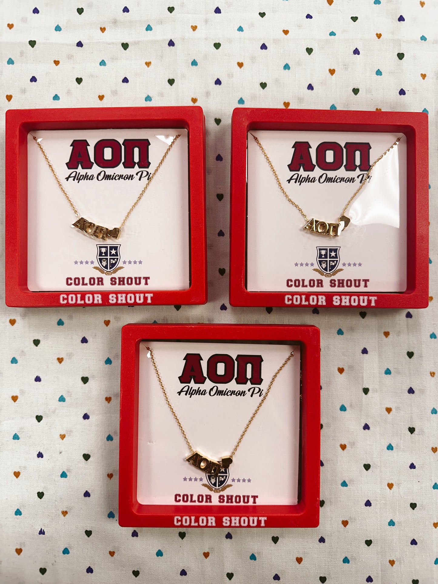 Sorority Heart Necklace