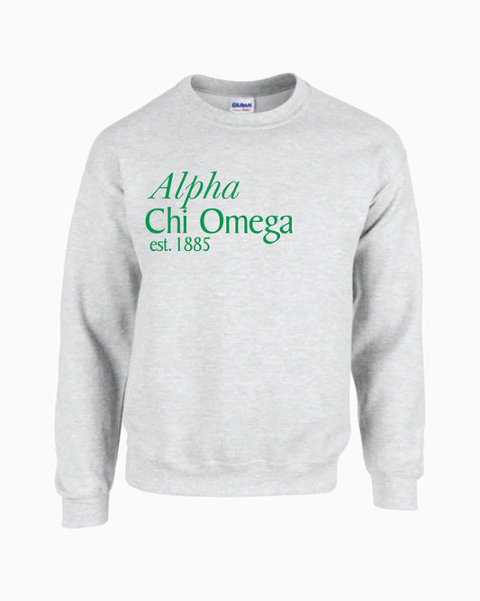 Alpha Chi Omega Est. Crewneck