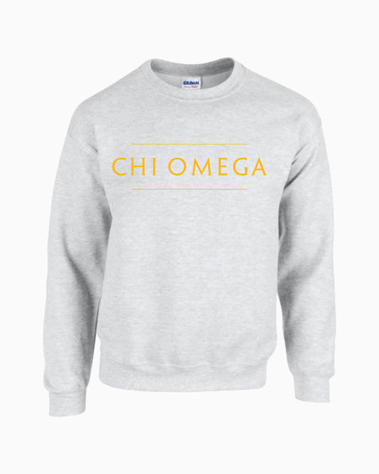 Chi Omega Logo Crewneck