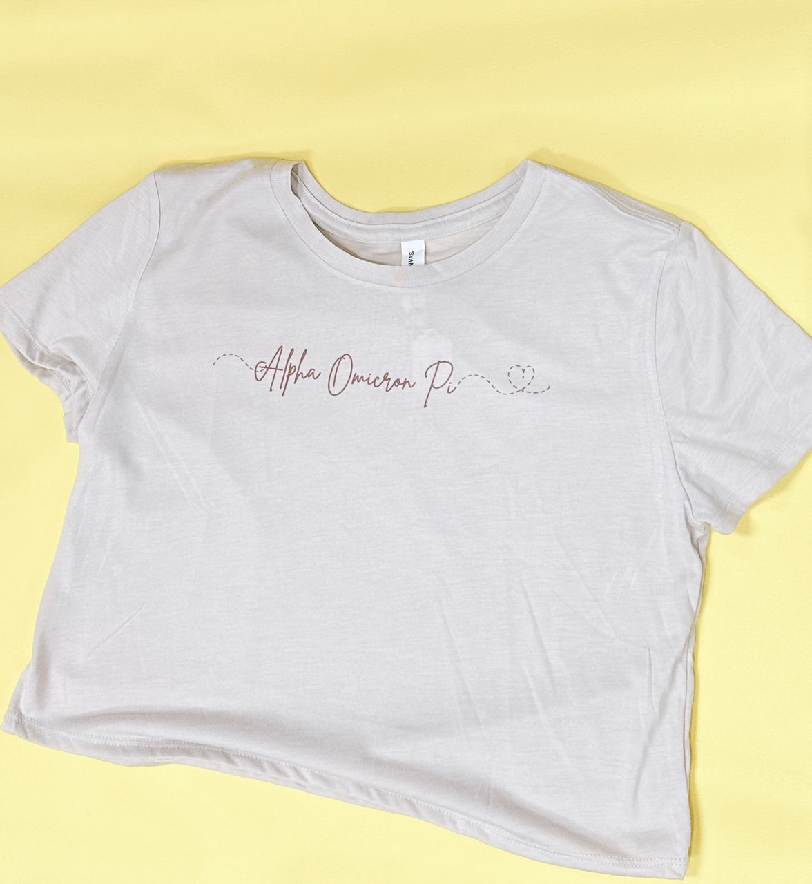 Alpha Omicron Pi Invisible String Tee