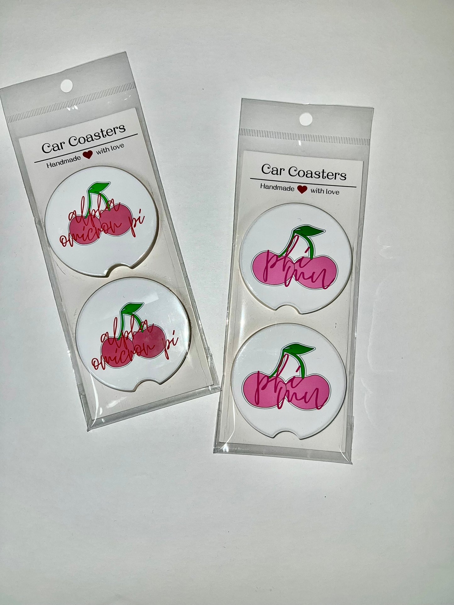 Sorority Cherry Coasters