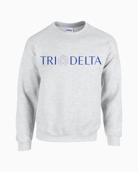 Tri Delta Logo Crewneck