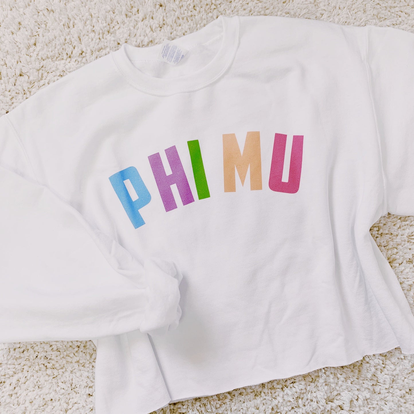 Sorority Rainbow Crew Sweatshirt