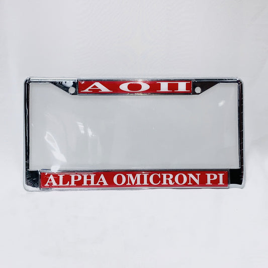 Sorority License Plate Cover